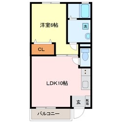 高知駅 徒歩9分 2階の物件間取画像